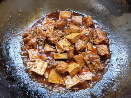 Make Tofu burn fish step 11