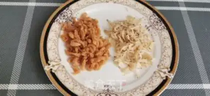 Make Shrimp skin, melon step 1