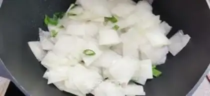 Make Shrimp skin, melon step 2
