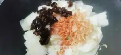 Make Shrimp skin, melon step 3