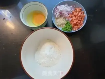 Make Onion eggcake step 0