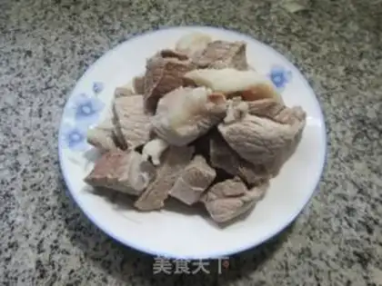 Make Dry and roast pork step 1