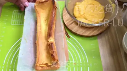 Make Puffy cream cake step 12
