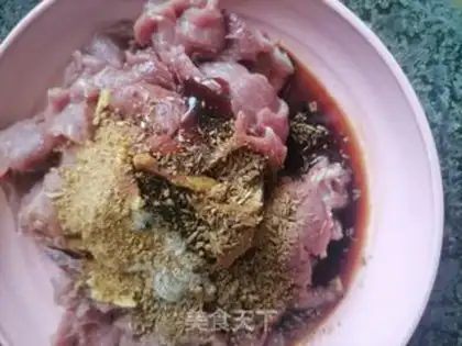 Make Toothpick beef step 2