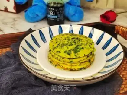 Make A green eggcake step 7