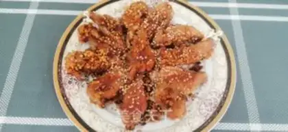 Make Garlic chicken wings step 4