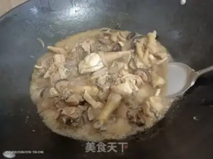 Make Chicken mushrooms step 7