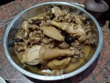 Make Chicken mushrooms step 8
