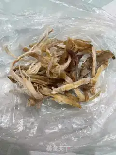 Make Dry squid and skin fish congee step 2