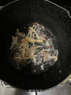 Make Dry squid and skin fish congee step 4