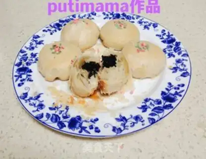 Make Black sesame waffles step 17