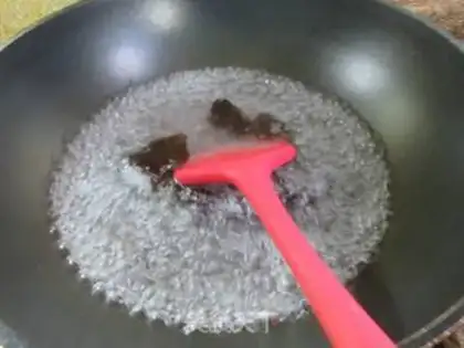 Make Black-mucked red pepper step 2