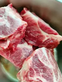 Make Soy beef step 1