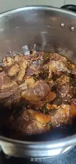 Make Red burning rib ribs step 7