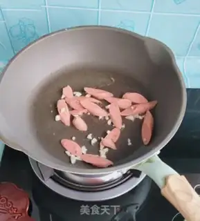 Make Ham sausage and acne step 3