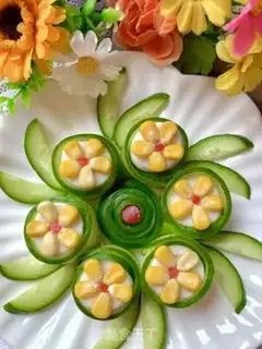 Make cucumber omelet step 8