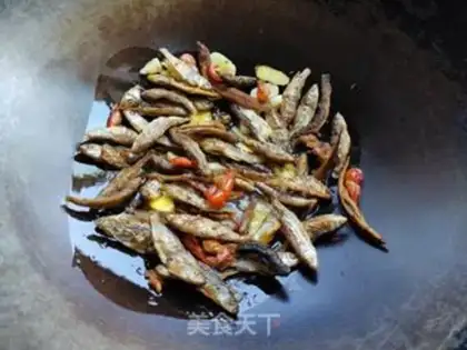 Make Rope dry-burned brook fish step 4