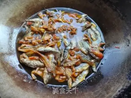Make Rope dry-burned brook fish step 6