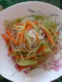 Make Saltwater green bean sprouts step 5