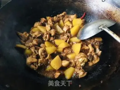 Make Potato chicken step 3