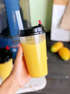 Make Mango banana shake step 6