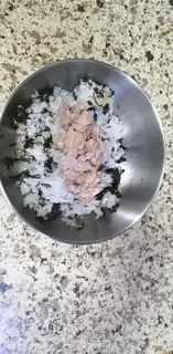Make Tuna and rice reunion step 1