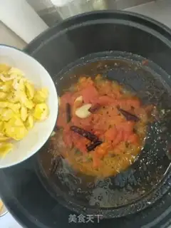 Make Tomato egg noodles step 6