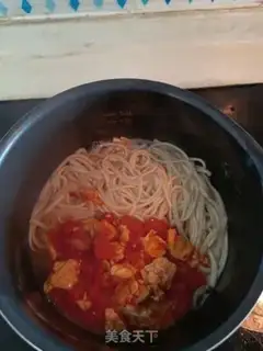Make Tomato egg noodles step 3