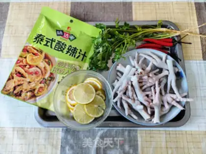 Make Spicy lemon claws step 0