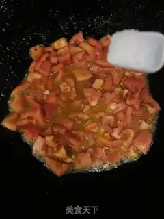 Make Tomato fried eggs step 6