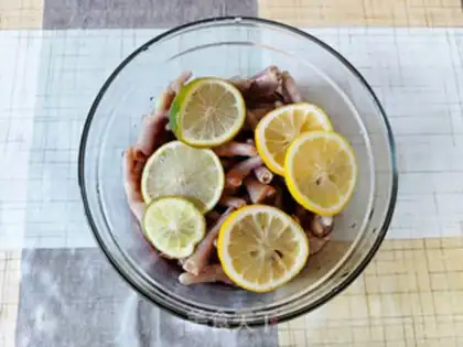 Make Spicy lemon claws step 5
