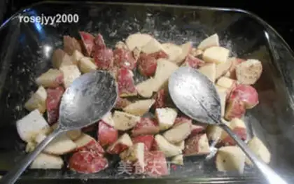 Make Roasted vanilla potatoes step 2