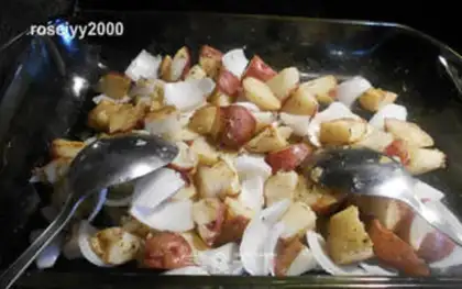 Make Roasted vanilla potatoes step 3