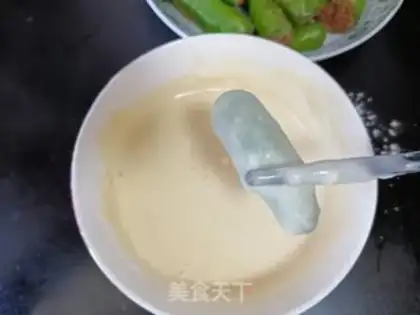 Make Cream skin makes pepper step 8