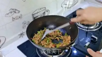 Make Garlic little fried meat step 6