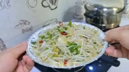 Make Jealousy bean sprouts step 5