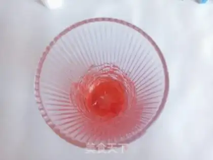 Make Tea and milk and strawberry cow milk step 1