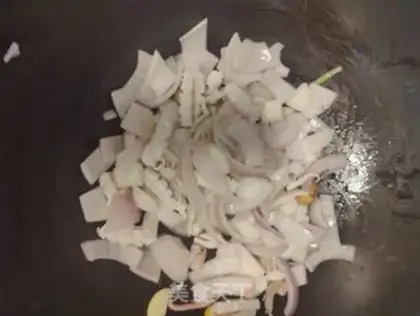 Make Onion squid step 4