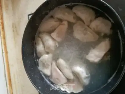 Make Red oil dumplings step 5