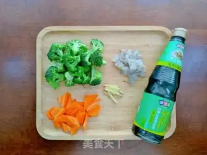 Make Shrimp broccoli step 1