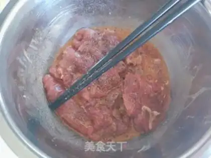 Make Air-cooked beef chips step 2