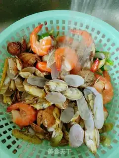 Make A little seafood step 11