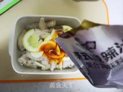Make Spicy lemon claws step 7