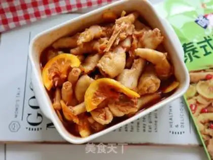 Make Spicy lemon claws step 9