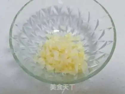 Make Garlic fan silk melon step 3
