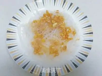 Make Garlic fan silk melon step 5