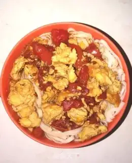 Make Tomato egg noodles step 6