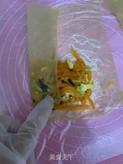 Make Vegetable rolls step 8