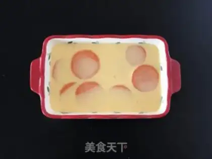 Make Red potato egg cream pudding step 3