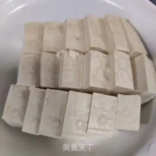 Make Tofu from the bass stew step 1